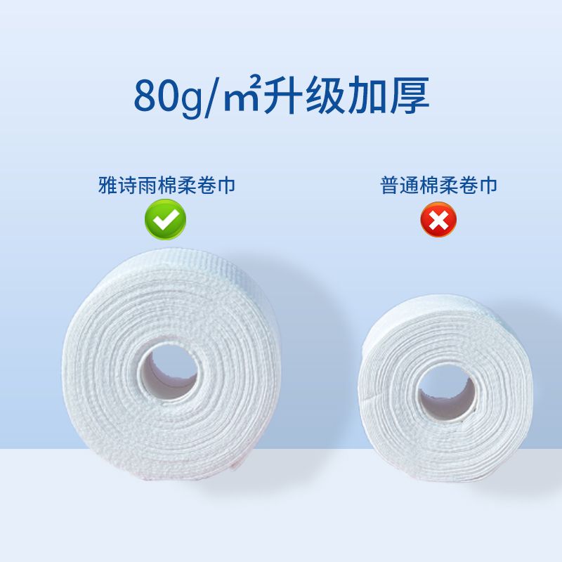 抽取式一次性卷式綿柔洗臉巾